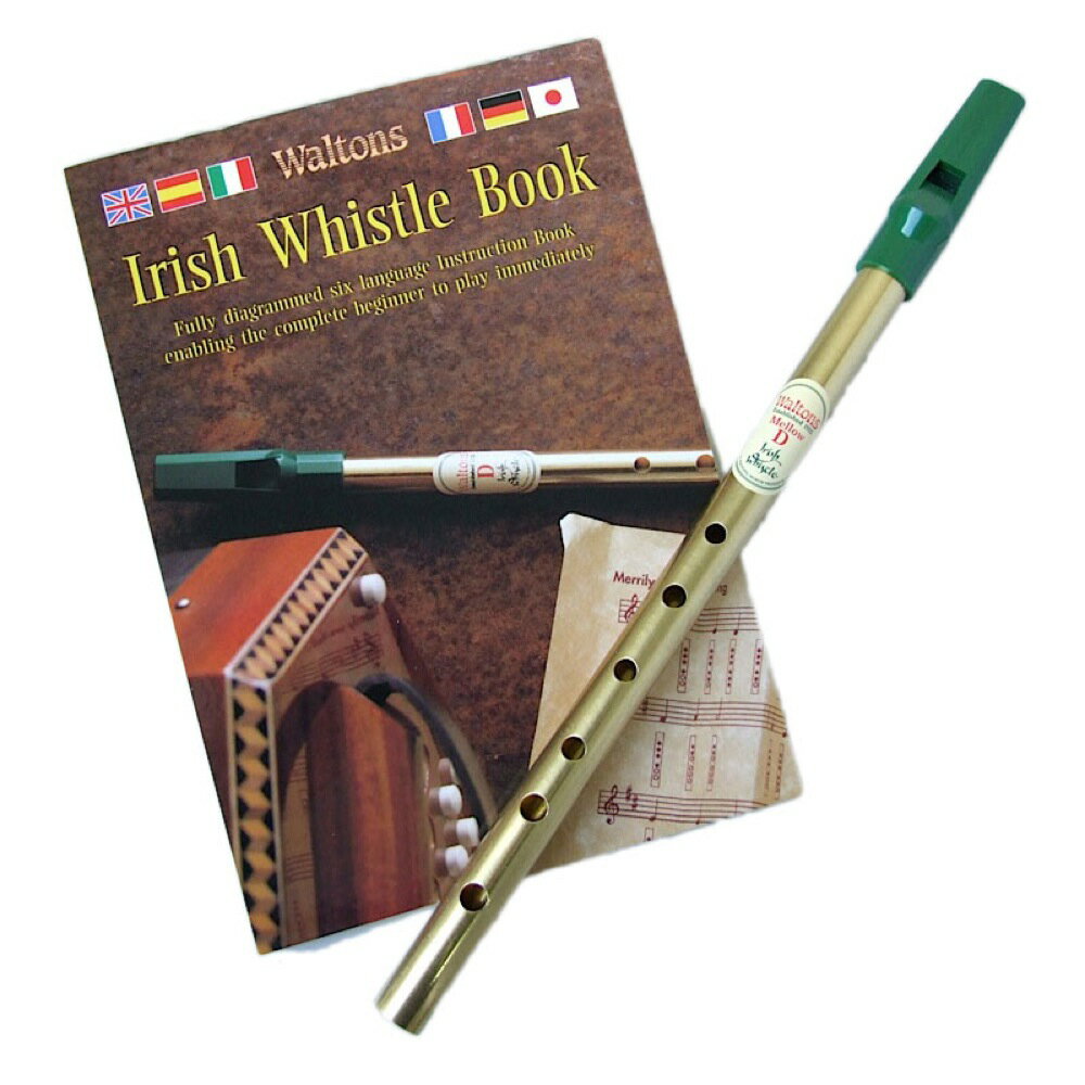 WALTONS ウォルトンズ 1504 TIN WHISTLE 6ヶ国語説明書付き ティンホイッスルアイリッシュ/ケルト音楽楽器の老舗アイルランドのWalton社は良質でリーズナブルな楽器を作っています。ビギナーはもちろんプロミュージシャンにも愛用者の多い、同社の楽器は世界中のアイリッシュ/ケルト音楽のミュージシャンに愛用されています。1504ティンホイッスルパッケージは、アイリッシュ・ケルト音楽に欠かせないリード楽器の1506と6ヶ国語対応の説明書がセットになったパッケージです。　