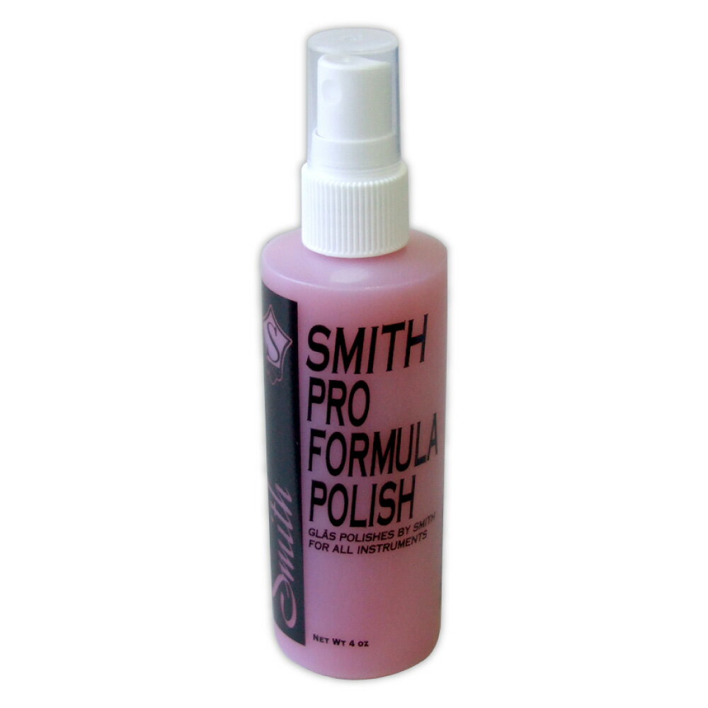 Ken Smith Pro Formula Polish 楽器用ポリッシュPro Formula Polishは、世界中の名の知れた一流のビルダ や、数多くのリペアマンに長い間愛用されています。 特徴は、天然の素材により塗装を絶対に傷めないことや、抜群の汚れ落ち、及び、艶だし効果などがあり、大切な楽器をいつも新品のような状態に保ちます。 ポリ／サテンフィニッシュの楽器はもちろん、作られてから何十年も経っているラッカ 仕上げのヴィンテ ジギタ やアコ スティック楽器など、通常のポリッシュでは塗装をいためる可能性がありケアできないものや、ドラムやピアノ、管楽器などあらゆる楽器・家具に最適です。※オイルフィニッシュにはご使用いただけません。　