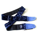 RENEGADE VEL-BL Crushed Velvet Series ギターストラップ