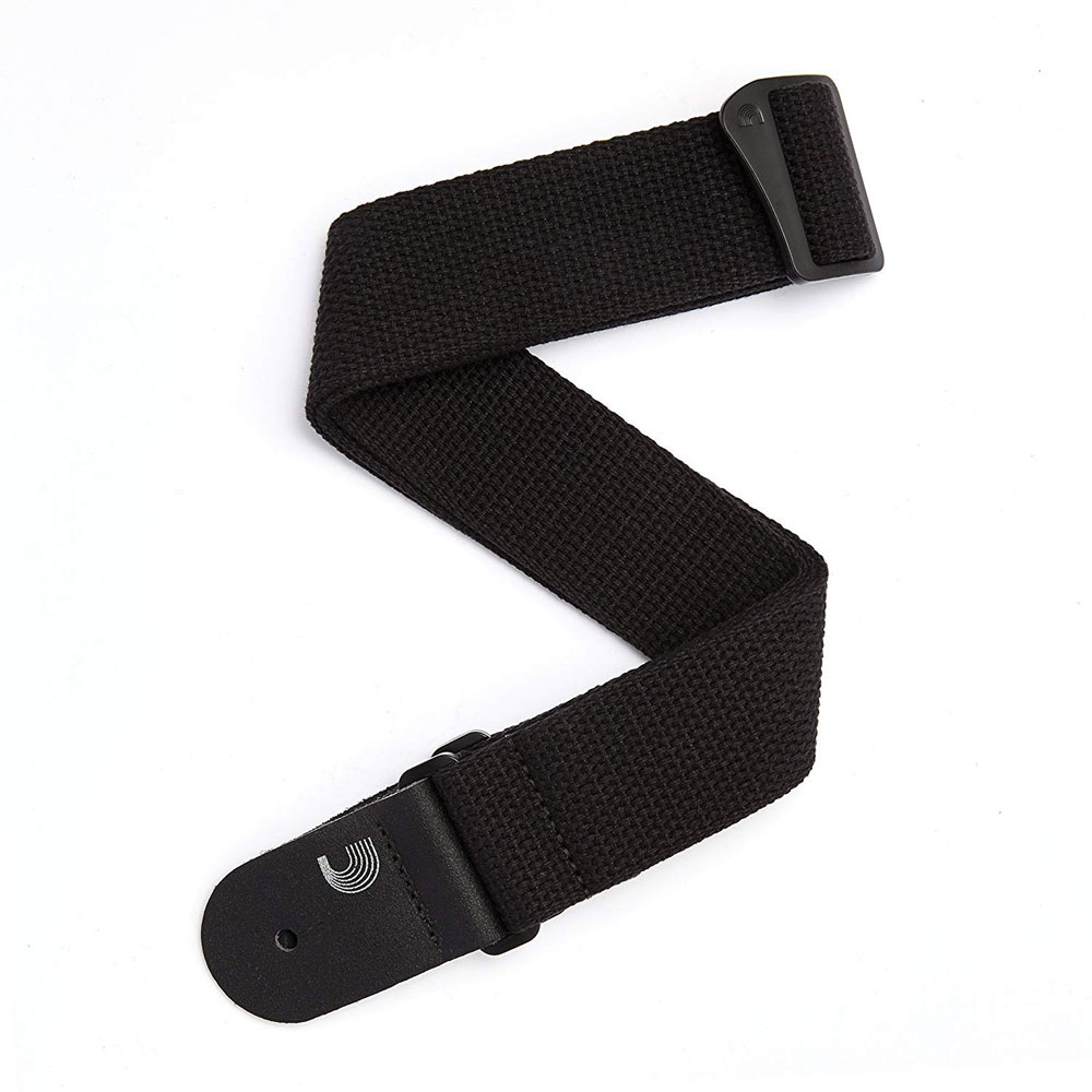 Planet Waves by D'Addario 50CT00 COTTON BLK ギターストラップ