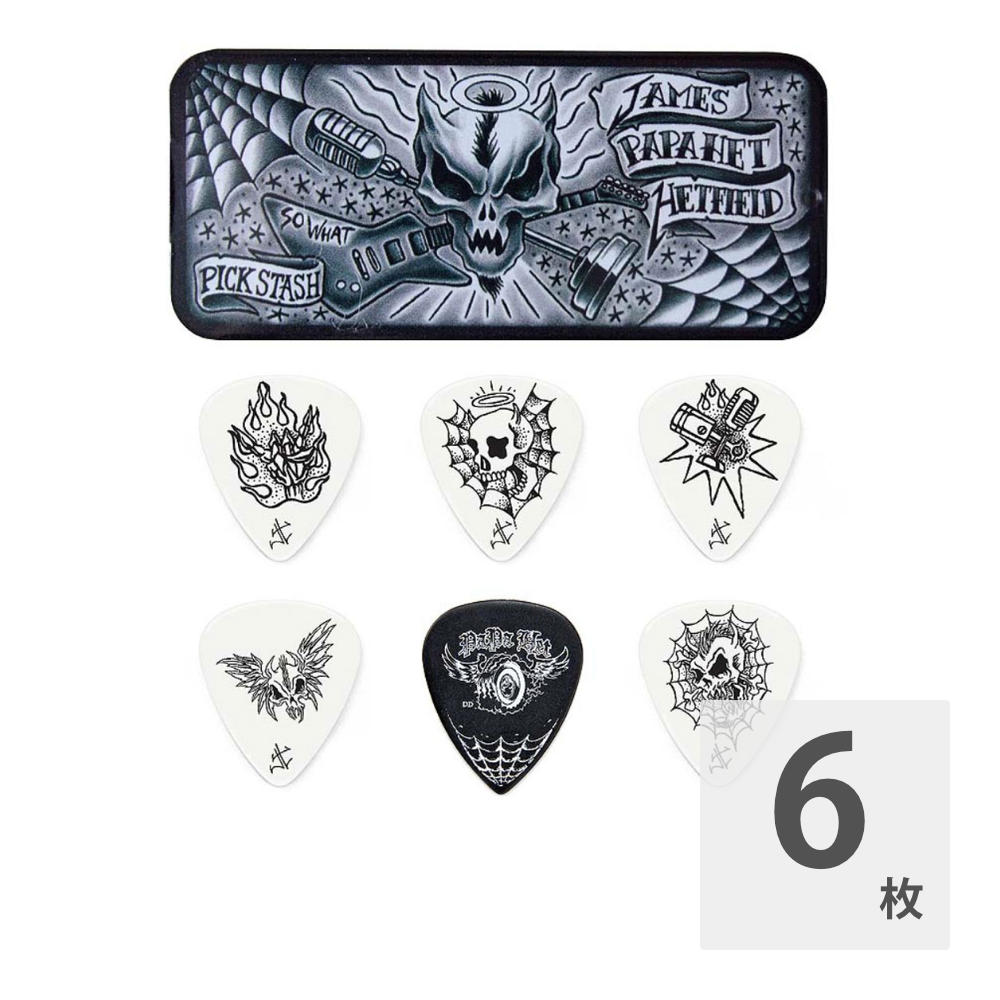 JIM　DUNLOP　James　Hetfield　Signature　Picks　0.88mm　ピック＆ケース