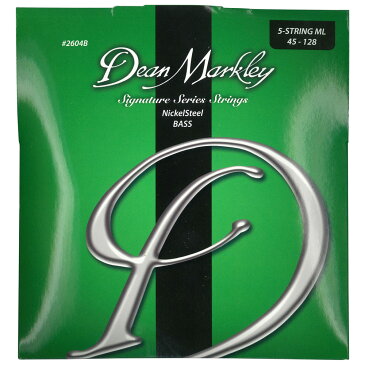 Dean Markley 2604B Medium Light 5-String Nickel Steel 45-128 5弦ベース用 ベース弦