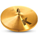 ZILDJIAN K.Zildjian Light HiHats 15" Top ハイハットシンバル※ハイハットシンバル トップのみでの販売です。K.Zildjian Light HiHatsKハイハットより薄く、低めのピッチ。音色は豊かで落ち着いたサウンド。【K.Zildjian】豊かな響きと表現力!!19世紀のトルコでの誕生以来、世界中のドラマーの創造性をかきたて続けるシリーズ。入念なハンマリングとレイジング加工が幅広い音域でのハイとローの響きをブレンドする。優しくも、激しくもその響きはアーティストの意のままに。ウェイト:Medium Thin15インチ（38cm） ハイハット（トップ）シンバル