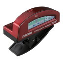 BOSS TU-10 RD Clip-on Chromatic Tuner クリップチューナー レッド多彩なカラー表示で快適なチューニングを実現するTUシリーズ待望のクリップ式クロマチック・チューナーTU-10は、ギター・ヘッドに装着して手軽にチューニングが行えるギター／ベース用のクリップ・オン・クロマチック・チューナーです。世界中のギタリストやベーシストに愛用されつづけているBOSSチューナーならではのチューニング機能と高い信頼性に加えて、バックライト機能付きのカラーLCDを搭載。ダイナミックに表示色が変化するため、より快適にチューニングが行えます。ボディ・カラーは全5色のラインナップです。多彩に変化するカラーLCDを搭載したクリップ式チューナー。TU-10は、ギターのヘッドに取り付けて、振動音を感知してチューニングができるクリップ式のチューナーです。カラーLCDによる鮮やかなメーター表示で、正確かつ素早いチューニングを実現します。LCD上で針の動きをイメージしたセント（CENT）と、ピッチの高低をメーターの流れで表すストリーム（STREAM）の2モードを選択可能です。ライブ・ステージなど暗い場所でもバックライトで視認性も抜群です。アキュピッチ・サインなど、快適なチューニング機能。TU-10は、通常のチューニングから最大5半音下げたチューニングができるフラット・チューニング機能や、ピッチが合うとメーターの針の流れでチューニング完了を知らせるアキュピッチ・サイン機能を搭載しています。BOSS 「TUシリーズ」ならではの快適なチューニングでギタリストやベーシストのプレイをサポートします。そのほか、電源をオンにしてから、一定時間ボタン操作をしないと、自動的に電源がオフになるオート・オフ機能も装備しています。スタイリッシュで使いやすいデザイン。TU-10は、スタイリッシュなフォルムにより、ギター装着時に見栄えも抜群です。さらに、可動部分はシンプルな構造を採用して、使いやすさと耐久性にもこだわったデザインです。主な仕様測定範囲 C0（16.35Hz）〜C8（4,186Hz）基準ピッチ A4（436〜445Hz）測定精度 ±1セント表示モード セント表示、ストリーム表示フラット・チューニング レギュラー〜5半音下電源 リチウム・ボタン電池（CR2032）×1消費電流12mA (カラー表示時)、4mA (白黒表示時)連続使用時の電池寿命約12時間（カラー表示時）、約24時間（白黒表示時）※使用状態によって異なります。付属品動作確認用リチウム・ボタン電池（CR2032）、取扱説明書 外形寸法 / 質量幅 (W) 73 mm奥行き (D) 33 mm高さ (H) 62 mm質量 45 g カラー　RD（レッド）　