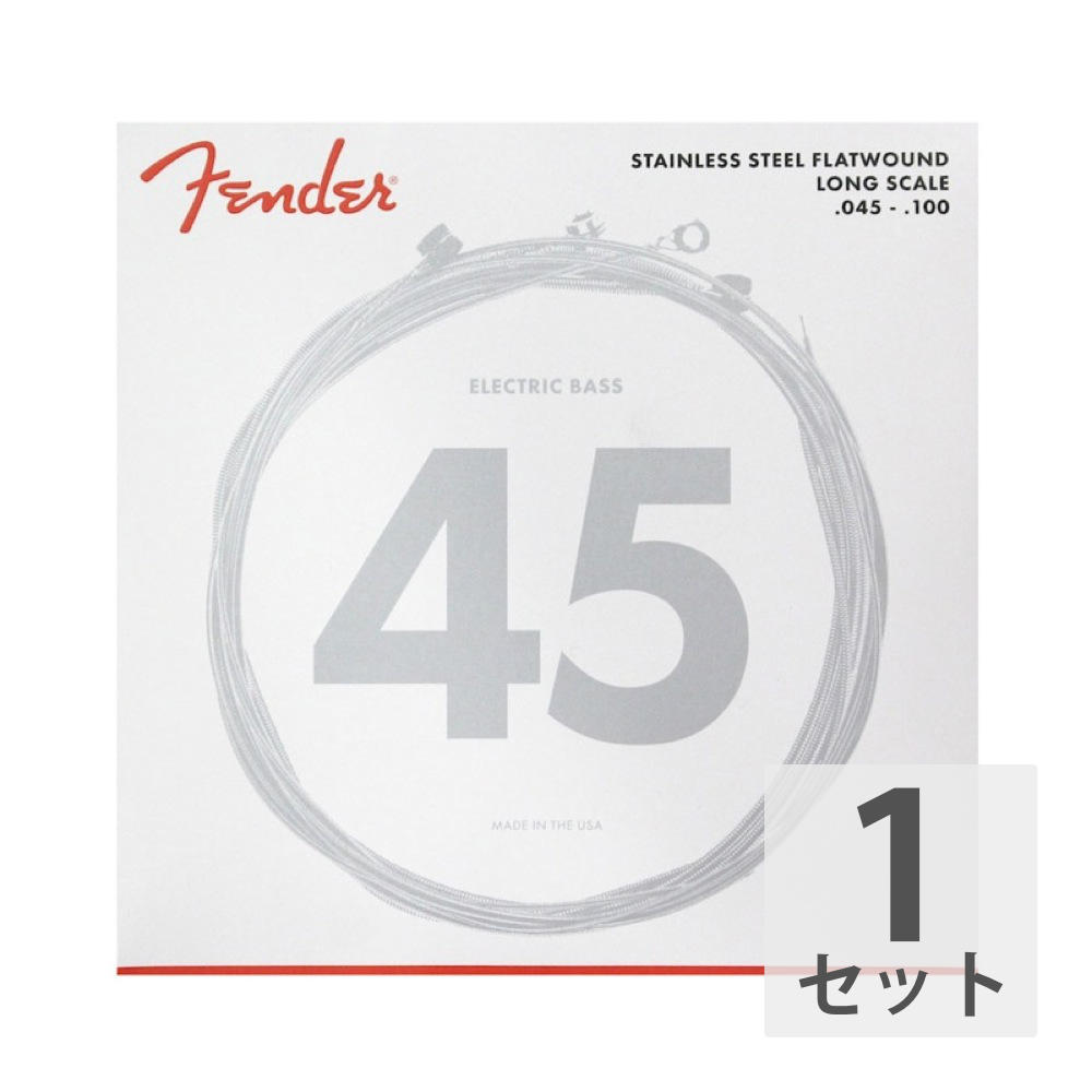 ե Fender Bass Strings Stainless Steel Flatwound 9050L 45-100 쥭١