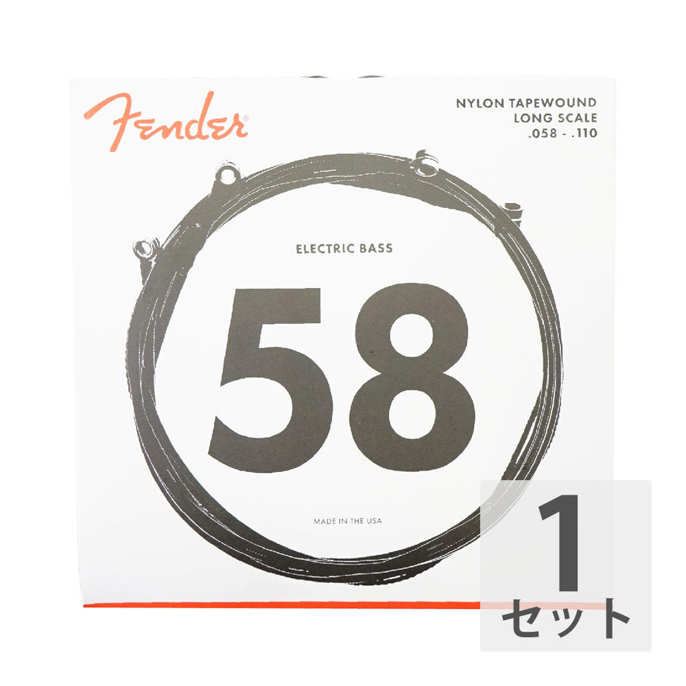 ե Fender Bass Strings Nylon Tapewound 9120M 58-110 쥭١