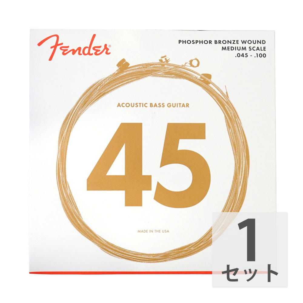 ե Fender 7060 Acoustic Bass Strings Phosphor Bronze 45-100 ƥå١