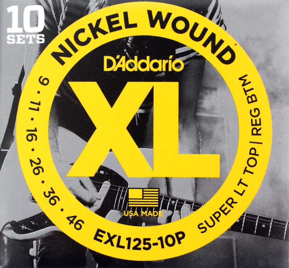 ダダリオ D'Addario EXL125-10P 10セットパック エレキギター弦