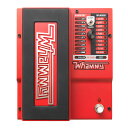 DIGITECH WHAMMY ピッチシフター1989年初代Whammyの登場以来、爆発的な人気は衰えることなく進化を続けてきたピッチシフター・ペダルWhammy。その最新モデルとなる第5世代のWhammyが遂に登場です。この新しいWhammyは、従来のシングル・ノートに特化したピッチベンドはもちろんのこと、コード・シフトにも対応した最新のピッチシフト技術が導入されています。さらに、多くの要望が寄せられていましたトゥルー・バイパス機構となっています。時代を超えて愛される本物のピッチシフター・ペダルそれがWhammyです。サンプリング周波数 44.1kHz周波数特性 20Hz〜20kHzS/N 比 105dB 以上(A weighted) Ref = max level，22kHz bandwidth歪率 0.004% @ 1kHz，ref = 1dBu w/ unity gainA/D変換 24bitD/A変換 24bitピッチベンド範囲 +2オクターブ〜-3オクターブデチューン範囲 -4セント〜-30セントサイズ 196mm (L) x170mm (W) x 61mm (H) mm重量 1.37kg (パワーサプライを除く)インプット 1/4インチ・アンバランス(TS)最大入力レベル +8dBu入力インピーダンス 1MΩMIDIインプット 5 pin DINアウトプット 1/4インチ・アンバランス(TS)最大出力レベル +10dBu出力インピーダンス 1kΩパワーサプライ 9VDC，50/60 Hz Adapter：PS0913DC-01消費電力 2.4W消費電流 265mA以下 @ 9VDC■コード・シフトにも対応する次世代ピッチシフティング・アルゴリズム■シングル・ノートとコード・シフトを切り替えるクラシック/コード・スイッチを装備■バイパス時にサウンドを劣化させないトゥルー・バイパス・オペレーション■スムースで揺らぎのないピッチ・ベンディング・エフェクト■MIDIインプットを装備■PS0913DC専用パワーサプライ付属