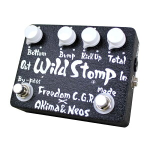 Freedom Custom Guitar Research × AKIMA & NEOS Wild Stomp AN-EF-01 BLACK ベース用エフェクター
