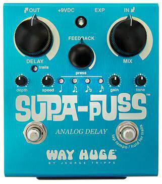 Delay Echo - WAY HUGE WHE-707 SUPA-PUSS ANALOG DELAY ギターエフェクター