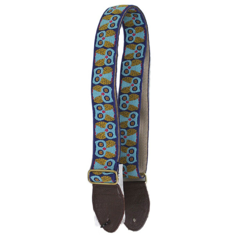 Straps - Souldier straps Owls Blue ギターストラップ