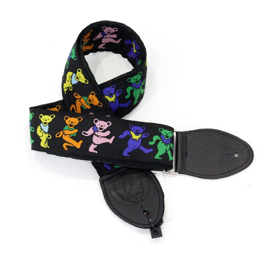 Souldier straps Grateful Dead Dancing Bears Black ギターストラップ