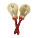 LP LP394 Macho Maracas マラカスLP Macho MaracasはRawhide Maracasと同じように本皮を使用したシェルに木のハンドルを採用しています。Rawhide Maracasよりは広いシェルにラッカー仕上げを施し、ドライでライブなサウンドを得られます。初期のラテンミュージックを偲ばせるサウンドです。