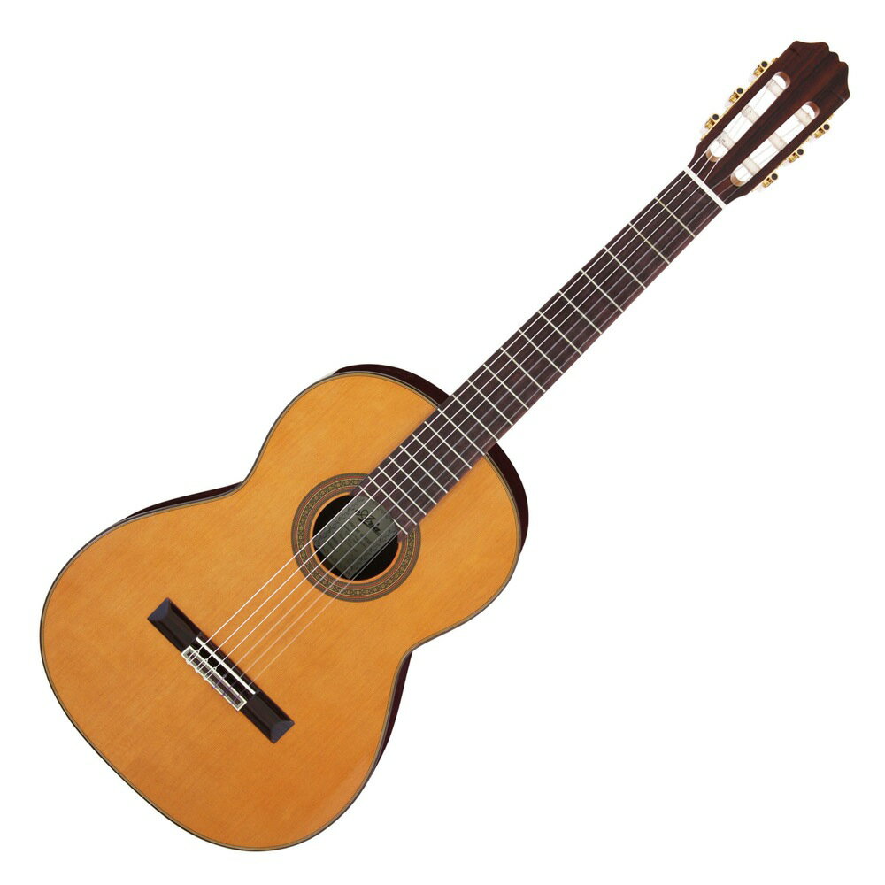 ARIA ACE-7C クラシックギターギター製作技術の伝統を誇るスペインで委託製作され、バインディングや飾り部分には一切プラスチックを使用せず、高級手工ギターと同じように木象眼（モザイク）を使用しています。スペイン製ギターが持つ特有の明るい音色をお楽しみください。Top：Solid CedarBack & Sides：RosewoodNeck：MahoganyFingerboard：RosewoodScale：650 mm　