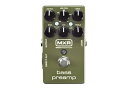 MXR M81 Bass Preamp ベース用エフェクターダイナコンプなどと同じコンパクトな筐体に、定番ベースプリ「M80／BASS D.I.」直伝のハイクォリティなダイレクトアウト用キャノン出力を装備。3 band EQでMid周波数は250hzから1khzまで調節可能。ミリタリールックなカーキグリーンの筐体が◎ですね。