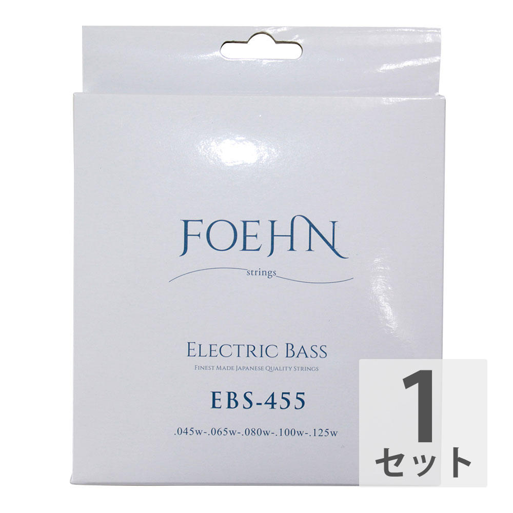 FOEHN EBS-455 Electric Bass Strings Regular Light 5strings 5弦エレキベース弦 45-125