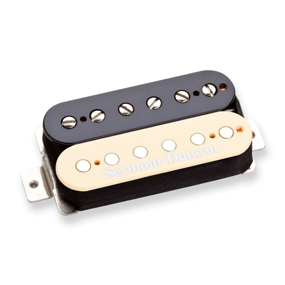 Seymour Duncan SH-PG1n Pearly Gates Neck Zebra ギターピックアップ※ギターパーツの取り扱いには、相応の技術と知識が必要になります。自己責任にて取り扱い可能な方のみ、ご検討下さい。取り付け時に起った、楽器及びパーツの破損・損傷等につきましては当店は保証出来ません。あらかじめご了承下さい。※取り付け作業後の商品につきましては、いかなる理由でも返品は受付出来ません。最初のPearly Gatesピックアップは、あの有名な1959 Les Paul Standard "Pearly Gates"の為に作られました。そのためテキサスブルースロックには最適です。基本的には'59 modelに少し手を加えた形のこのピックアップはスィートでありながら荒くブライト、そしてサステインの強いサウンドで自然にピッキングハーモニクスが飛び出しやすくなっています。Magnet：Alnico 2 BarD.C. Resistance：7.3kEQ/B：6/M：5/T：9Cable：4-Con. ShieldedColor：Zebra