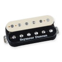 Seymour Duncan TB-4 JB Trembucker Zebra ギターピックアップ※ギターパーツの取り扱いには、相応の技術と知識が必要になります。自己責任にて取り扱い可能な方のみ、ご検討下さい。取り付け時に起った、楽器及びパーツの破損・損傷等につきましては当店は保証出来ません。あらかじめご了承下さい。※取り付け作業後の商品につきましては、いかなる理由でも返品は受付出来ません。世界で最もポピュラーなリプレイスメントピックアップ。非常にバランスの取れたコイルターンにより、倍音（ハーモニクス）が出やすくサステインとディストーションが程よくブレンドされた高出力タイプ。甘くウォームなトーンからストレートなロックンロールサウンドまで、幅広く対応します。SH-14と比較してSH-4はより強い高域を持っていますが、250kΩのポットを使うことでスムースなハイエンドを得る事もできます。トレムバッカーのポイントは、各モデルの特徴を生かしつつ、シンクロナイズドトレモロやフロイドローズタイプなどの広い弦ピッチを完全にカバーし、1〜6弦までのサウンドをもれなくバランスよくピックアップする事。つまり、フェンダースタイルの全てのギターにふさわしいブリッジポジション用ハムバッカーだという訳です。さらに多彩なサウンドバリエーションを可能にするため、全てのモデルに4コンダクターケーブルを採用しています。ホビンのサイズがSHシリーズよりも若干広いため、専用エスカッション（ブラック）が付属しています。ブリッジピックアップ上での1弦から6弦までの距離が50mm以上でしたら、Trembucker（TBシリーズ）をお選びください。Magnet：Alnico 5 BarD.C. Resistance：17.4kEQ/B：5/M：6/T：8Cable：4-Con. ShieldedColor：Zebra