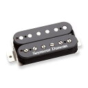 Seymour Duncan TB-14 Custom 5 Trembucker Black ギターピックアップ※ギターパーツの取り扱いには、相応の技術と知識が必要になります。自己責任にて取り扱い可能な方のみ、ご検討下さい。取り付け時に起った、楽器及びパーツの破損・損傷等につきましては当店は保証出来ません。あらかじめご了承下さい。※取り付け作業後の商品につきましては、いかなる理由でも返品は受付出来ません。SH-14 Custom 5は、SH-5とSH-11の良いところをミックスして誕生しました。マグネットにアルニコ5を使用したことでヴィンテージ感を残しながらもパワーがあり、なおかつ歪みの少ないトーンに仕上がりました。また、リッチで豊かな倍音も備えています。トレムバッカーのポイントは、各モデルの特徴を生かしつつ、シンクロナイズドトレモロやフロイドローズタイプなどの広い弦ピッチを完全にカバーし、1〜6弦までのサウンドをもれなくバランスよくピックアップする事。つまり、フェンダースタイルの全てのギターにふさわしいブリッジポジション用ハムバッカーだという訳です。さらに多彩なサウンドバリエーションを可能にするため、全てのモデルに4コンダクターケーブルを採用しています。ホビンのサイズがSHシリーズよりも若干広いため、専用エスカッション（ブラック）が付属しています。ブリッジピックアップ上での1弦から6弦までの距離が50mm以上でしたら、Trembucker（TBシリーズ）をお選びください。Magnet：Alnico 5 BarD.C. Resistance：14.1kEQ/B：6/M：3/T：8Cable：4-Con. ShieldedColor：Black