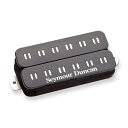 Seymour Duncan PATB-1b Original Parallel Axis Bridge Black ギターピックアップ※ギターパーツの取り扱いには、相応の技術と知識が必要になります。自己責任にて取り扱い可能な方のみ、ご検討下さい。取り付け時に起った、楽器及びパーツの破損・損傷等につきましては当店は保証出来ません。あらかじめご了承下さい。※取り付け作業後の商品につきましては、いかなる理由でも返品は受付出来ません。ユニークなルックスのパラレルアクシスポールピースは、実際に弦振動を増幅させる働きがあります。24本のポールピースの磁束は、それぞれ独立した形で6本の弦を取り巻いており、それ自体干渉し合うことで各弦のナチュラルな振動を損なう事はありません。ブリッジモデルはトレムバッカースペース（1弦〜6弦＝52.6mm）、ネックモデル（PATB-1n、PA-STK1n）はトラディショナルスペース（1弦〜6弦＝49mm）で作られています。Magnet：Alnico 5 BarD.C. Resistance：15.70k EQ/B：5/M：4/T：7Cable：4-Con. ShieldedColor：Black