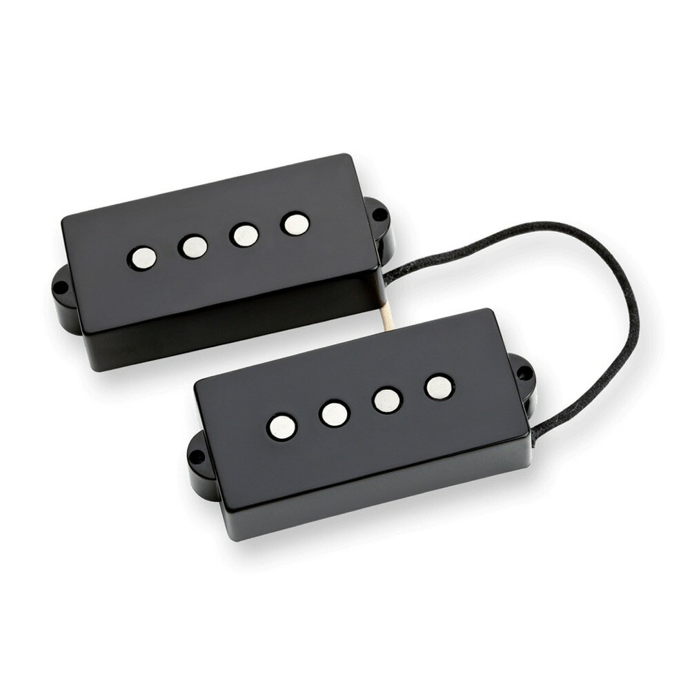 Seymour Duncan SPB-1 Vintage エレキベースピックアップ※ギターパーツの取り扱いには、相応の技術と知識が必要になります。自己責任にて取り扱い可能な方のみ、ご検討下さい。取り付け時に起った、楽器及びパーツの破損・損傷等につきましては当店は保証出来ません。あらかじめご了承下さい。※取り付け作業後の商品につきましては、いかなる理由でも返品は受付出来ません。1957年にレオフェンダーはプレジションベースのピックアップをデュアルコイルデザインに変更しました。各弦を2つのポールピースでカバーするそのデザインは、ベース弦の大きな揺れを的確にキャッチする事ができます。SPB-1はオリジナルの持つウォームでウッディなトーンを忠実に再現しました。※ピックアップカバー（Black）が付属しています。 Magnet：Alnico 5 RodsD.C. Resistance：11.7kEQ/B：6/M：4/T：6Cable：Cloth Push-Back