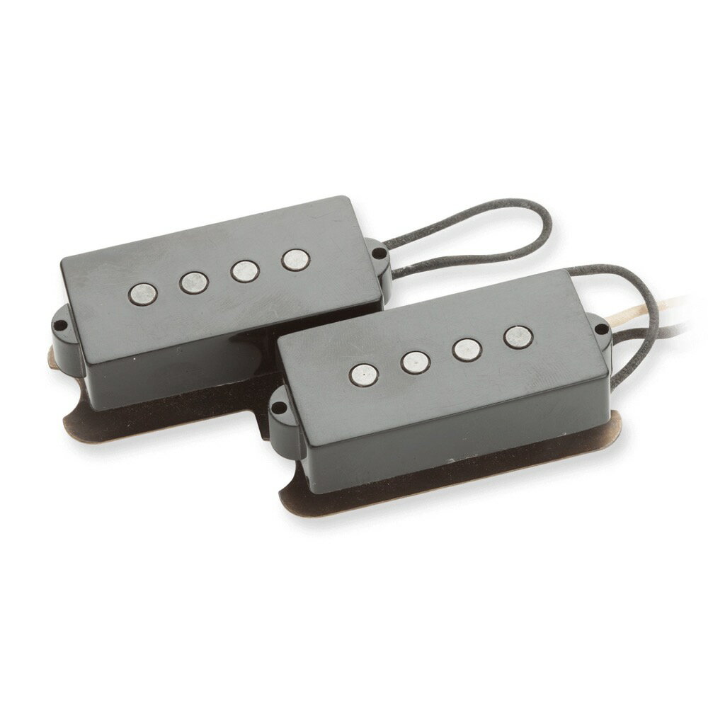 Seymour Duncan AQ-2 PB ANTIQUITY II Pride エレキベース用ピックアップ※ギターパーツの取り扱いには、相応の技術と知識が必要になります。自己責任にて取り扱い可能な方のみ、ご検討下さい。取り付け時に起った、楽器及びパーツの破損・損傷等につきましては当店は保証出来ません。あらかじめご了承下さい。※取り付け作業後の商品につきましては、いかなる理由でも返品は受付出来ません。"Pride"は60年代の伝統と外見と音を再現したモデルです。ツインコイルデザインにより、ハムバッカー効果が得られるようになっていますが、1本の弦に対して片方のコイルのみ対応しているので、そのトーンはシングルコイル特有の倍音豊かなものになっています。※Aged加工されたピックアップカバー、スクリュー、ブラスボトムプレートが付属。Magnet：Alnico 5 Rods (Dun-Aged)D.C. Resistance：11.0kEQ/B：5/M：4/T：7Cable：Cloth Push-Back