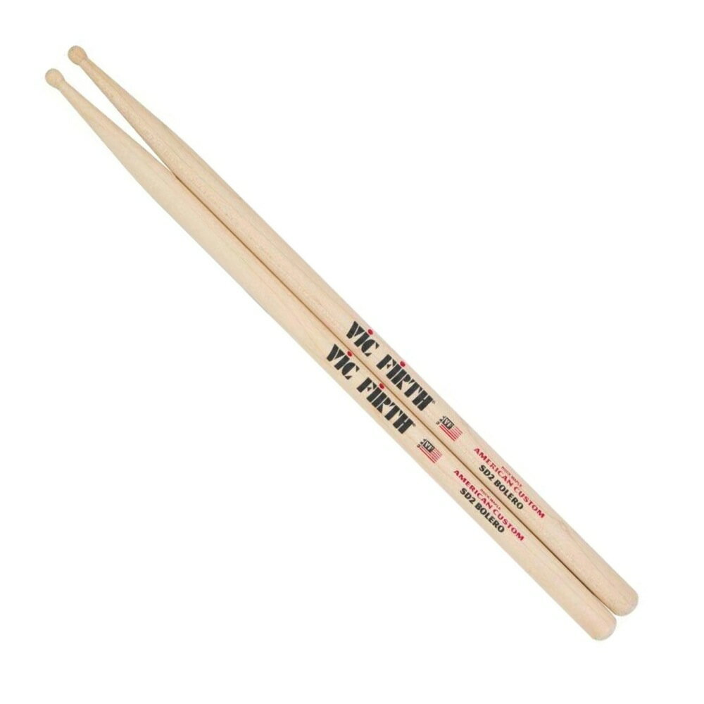 VIC FIRTH VIC-SD2 Bolero ドラムスティック×3セット
