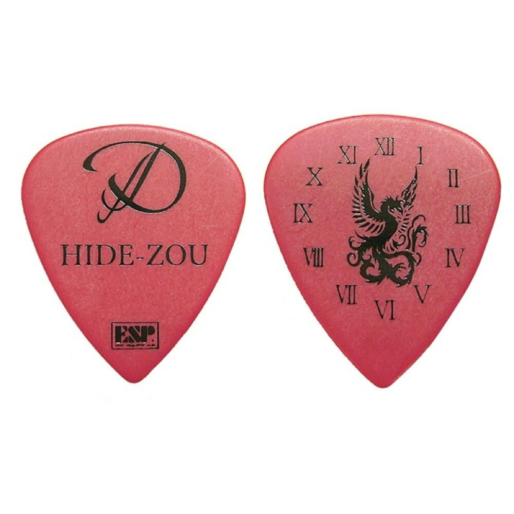 ESP（イーエスピー）PA-DH10 R D HIDE-ZOUモデル ギターピック×10枚です。D（ディー）のギタリスト HIDE-ZOUのシグネイチャーピックです。材質：ポリアセタール厚さ：1.0mm10枚セットでの販売です。