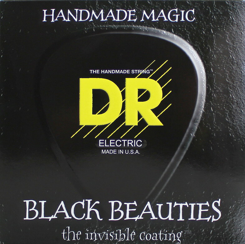 DR EXTRA-Life BLACK BEAUTIES DR-BKB45 Medium エレキベース弦×2セットラウンドコア/カラーコーテッドEXTRA-Lifeは、従来のDRハンドメイド弦の特徴である、歯切れ良いトーンと明確なサウンド、そしてヴォリューム感を損なうことなく、プレーン弦と巻弦のワイヤーに、厚さ0.0003インチという極薄の高度なコーティングを施した弦で、カラーコーティングすることにより、ヴィジュアルのインパクトも抜群です。DR-BKB45スタイル：Mediumゲージ：45、65、85，1052セットでの販売です。
