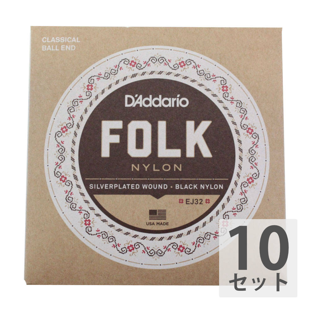 ꥪ D'Addario FOLK NYLON EJ3210SET ܡ륨դ饷å