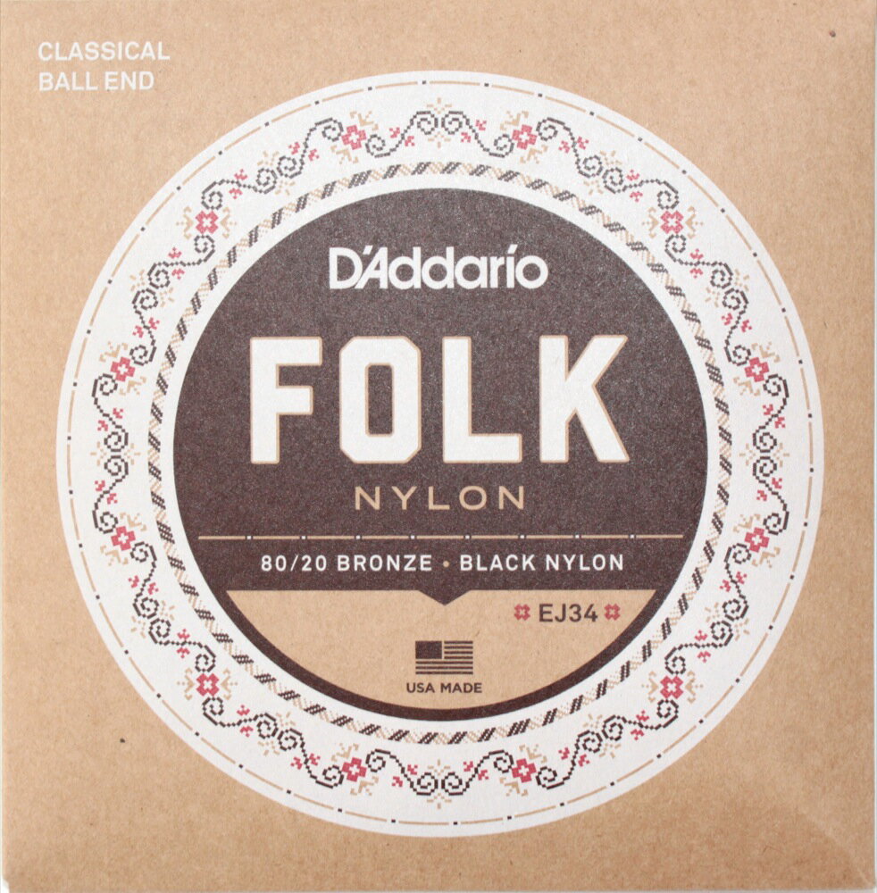 ꥪ D'Addario FOLK NYLON EJ345SET ܡ륨դ饷å