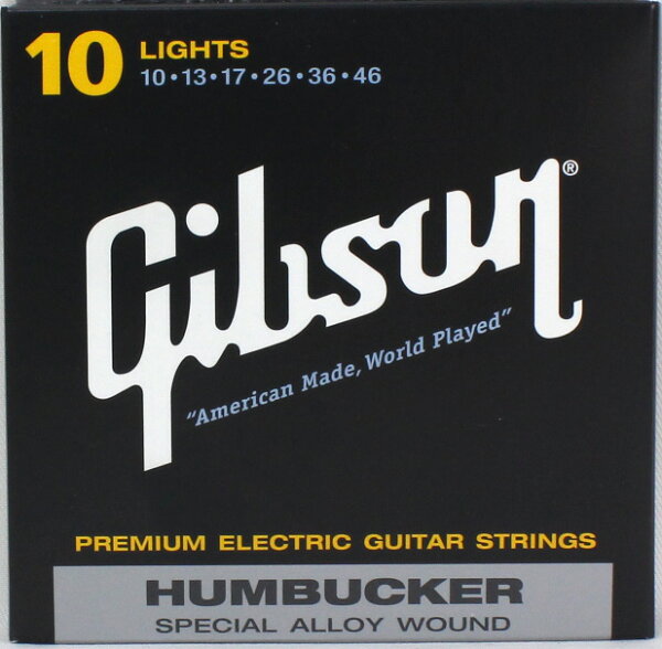 GIBSONSEG-SA10エレキギター弦×3セット