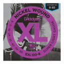 D'Addario EXL120-8 8弦エレキギター弦×5セット通常の6弦にF#,Bの低音弦を加えた8弦ギター用の弦です。EXL-120 はEXL-120-7 に.065 (F#) を加えたセットです。8-string F#, B, E, A, D, G, B, E EXL120-8Nickel Wound, 8-StringSuper Light, 9-651st:PL0092nd:PL0113rd:PL0164th:NW0245th:NW0326th:NW0427th:NW0548th:NW0655セットでの販売です。　