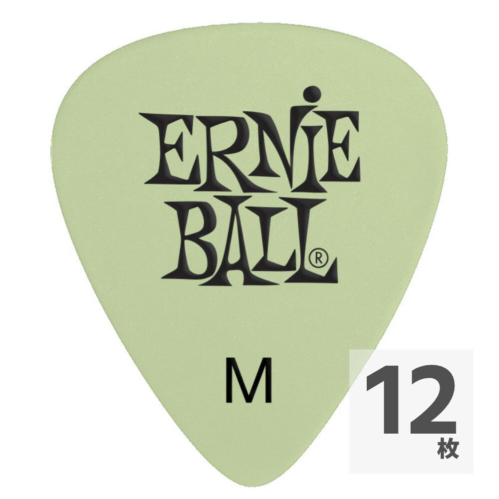アーニーボール ERNIE BALL PICK #9225 Glow/DRK MD×12枚 ピック