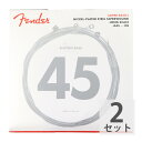 フェンダー Fender Bass Strings Nickel Plated Steel 8250M 45-110 エレキベース弦×2セット