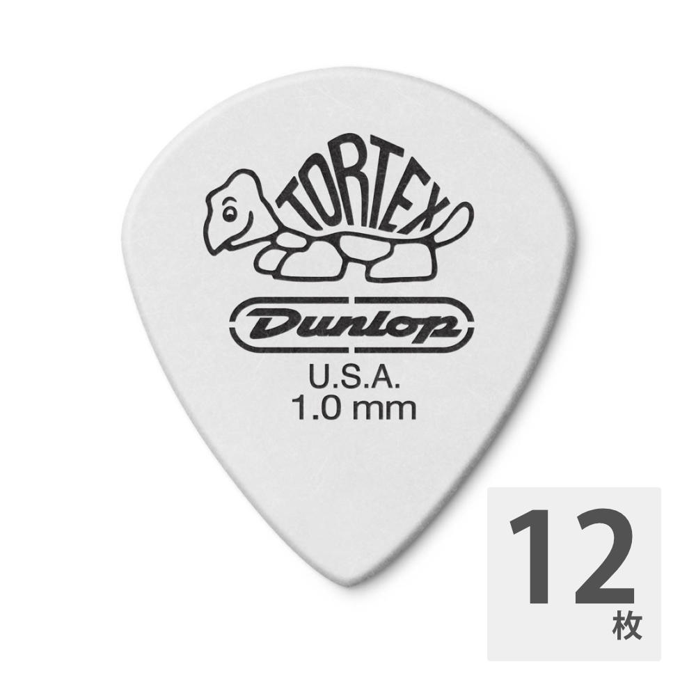 JIM DUNLOP 478R TORTEX PITCH WHITE JAZZ III SHARP 1.00×12枚 ピック