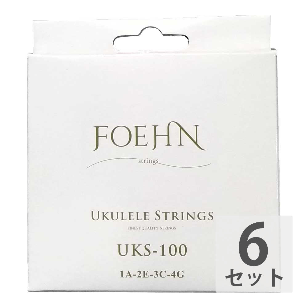 FOEHN UKS-100~6Zbg Ukulele Strings Soprano/Concert EN \vm/RT[gp