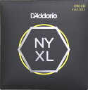 D'Addario NYXL0946 エレキギター弦×3SET新素材のエレキギター弦、NY XLシリーズ。D’Addarioがニューヨークの自社工場で製造、高炭素スチールを用いたこれまでにない強度の弦です。弦が切れることを懸念することなく、演奏できます。従来のニッケルワウンド弦に比べて、チューニング安定性が向上しました。チューニングにかかる時間は短くなり、チューニングが合った状態をより長時間維持することができます。巻弦は中域にあたる1-3.5kHzでのレスポンスが強調され、より存在感とクランチのあるサウンドで、ミックスに埋もれることがありません。NYXL0946はスーパーライトトップ/レギュラーボトムゲージとなっています。各弦のゲージは、プレーン弦：.009、.011、.016　巻弦：.026、.036、.046です。※3セットでの販売です。　