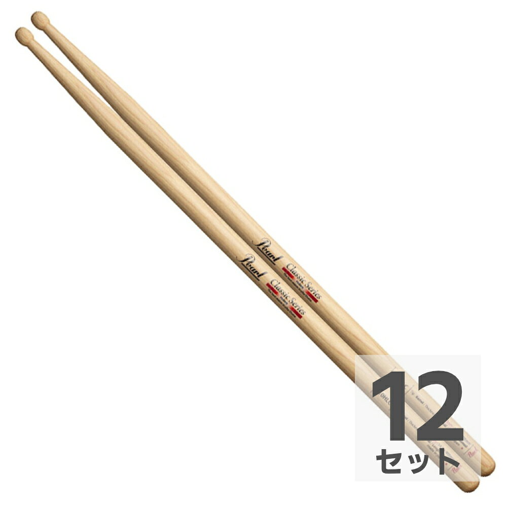 棍棒 - Pearl 110HLC ヒッコリー ドラムスティック×12セット
