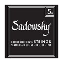 SADOWSKY SBN40B Black ブラックラベル 5弦ベース弦×2セット※メーカーによる予告無き仕様変更により、掲載画像とパッケージデザインが異なる場合がございますので、予めご了承くださいませ。明るいサウンドとやや強めのテンション感を持ったブライトニッケル弦。ステンレス弦より暖かみがあり、他のニッケル弦よりも明るいサウンドが得られるようになっており、ステンレスよりもスムーズな質感を持っています。ゲージ：40-60-80-100-125T※2セットでの販売です。