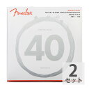 フェンダー Fender Bass Strings Nickel Plated Steel 7250L 40-100 エレキベース弦×2セット