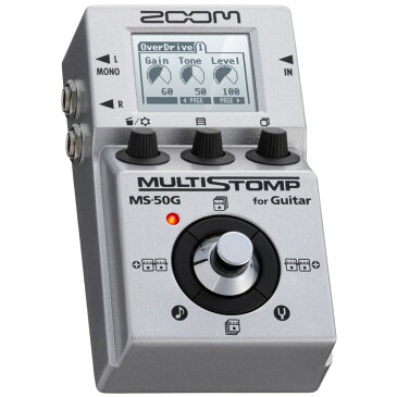 ZOOM MultiStomp MS-50G ギターエフェクター Hosa GTR-210 3m SS ギターケーブル 2点セット