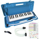 【2/15エントリーで最大P20倍】 HOHNER MELODICA STUDENT32 BLUE 鍵盤ハーモニカ＆スペア用吹き口セット 【レッスンどれみふぁシールプレゼント】