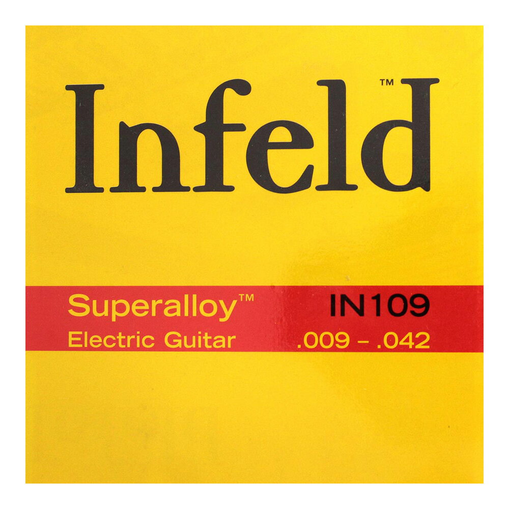 0.09 - 0.42 - Thomastik-Infeld IN109 Superalloy 09-42 エレキギター弦×12セット