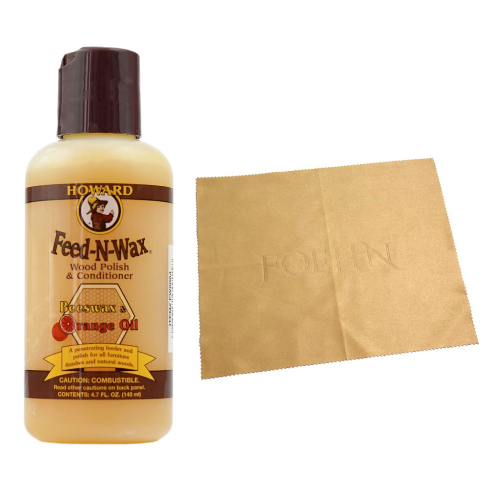 ハワード HOWARD Feed-N-Wax 木製品用ワックス FOEHN FGC2429 Apricot ギタークロス メンテナンスセット