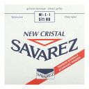 SAVAREZ 571NR NEW CRISTAL Normal tension クラシックギター弦 1弦 バラ弦×5本。フランスの「サバレス」は正確なピッチを誇る高音弦と、音量豊かでレスポンスの速い低音弦の組み合わせが、高い人気を受け続けているクラシック用ナイロン弦のブランドです。緻密な設計、そして高度な加工技術がサバレスの品質のバックボーンとなっています。「ニュー・クリスタル」はリッチでブライトなサウンド。低音弦は巻き線がやや細めになっているため、タッチが軽く、速いレスポンスが特徴です。ノーマルテンション1弦のみ※5本セットでの販売です。