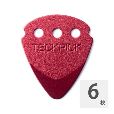 JIM DUNLOP 467 TECKPICK STANDARD Red ギターピック×6枚