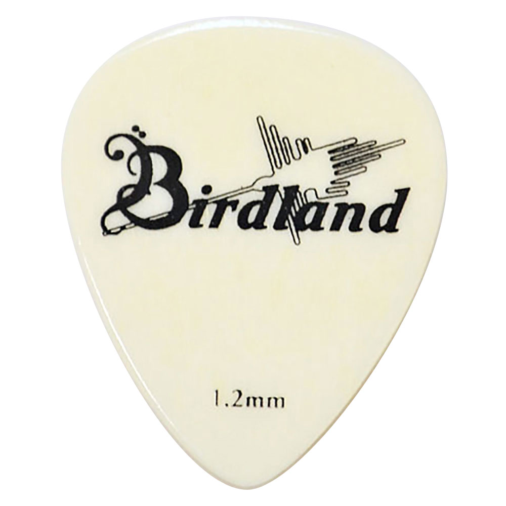 Birdland Buffalo Bone Flat Pick 1.2mm ギターピック×2枚。水牛の骨を薄くフラットに削り上げたピックです。厚みは1.2mm。ストロークプレイに最適です。最大厚：約1.2mm※2枚セットでの販売です。