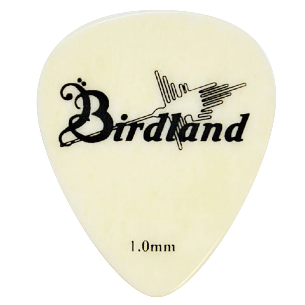 Birdland Buffalo Bone Flat Pick 1.0mm ギターピック×2枚。水牛の骨を薄くフラットに削り上げたピックです。厚みは1.0mm。様々な演奏にマルチに対応します。最大厚：約1.0mm※2枚セットでの販売です。